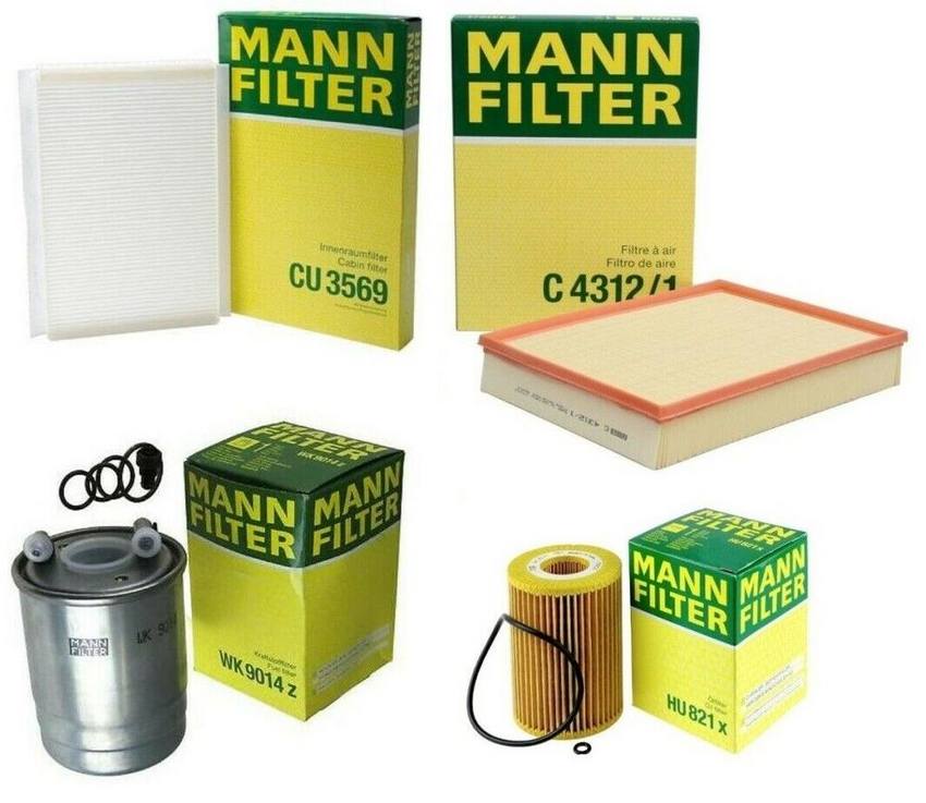 Audi VW Filter Service Kit 441201511C - MANN-FILTER 1790399KIT